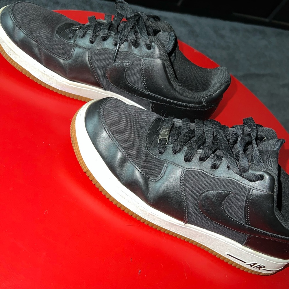 Nike Air Force 1 07’ Black/White/Gum - Sz 10 (Rare Deadstock) pre-owned - Picture 4 of 7